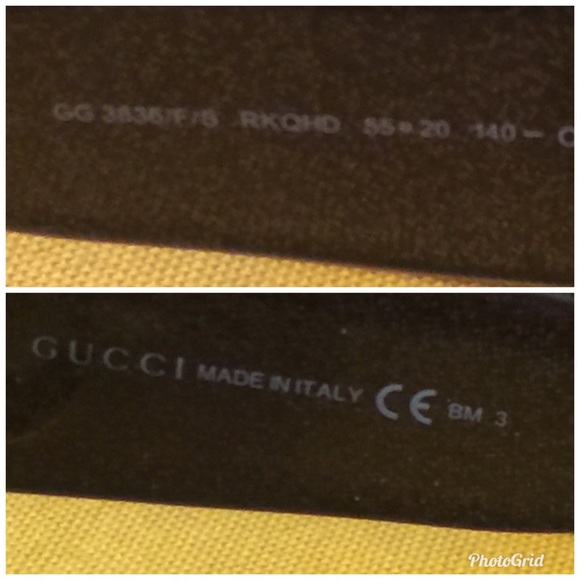 COPY - NWOT GUCCI GLITTER Square Sunglasses - Picture 7 of 8